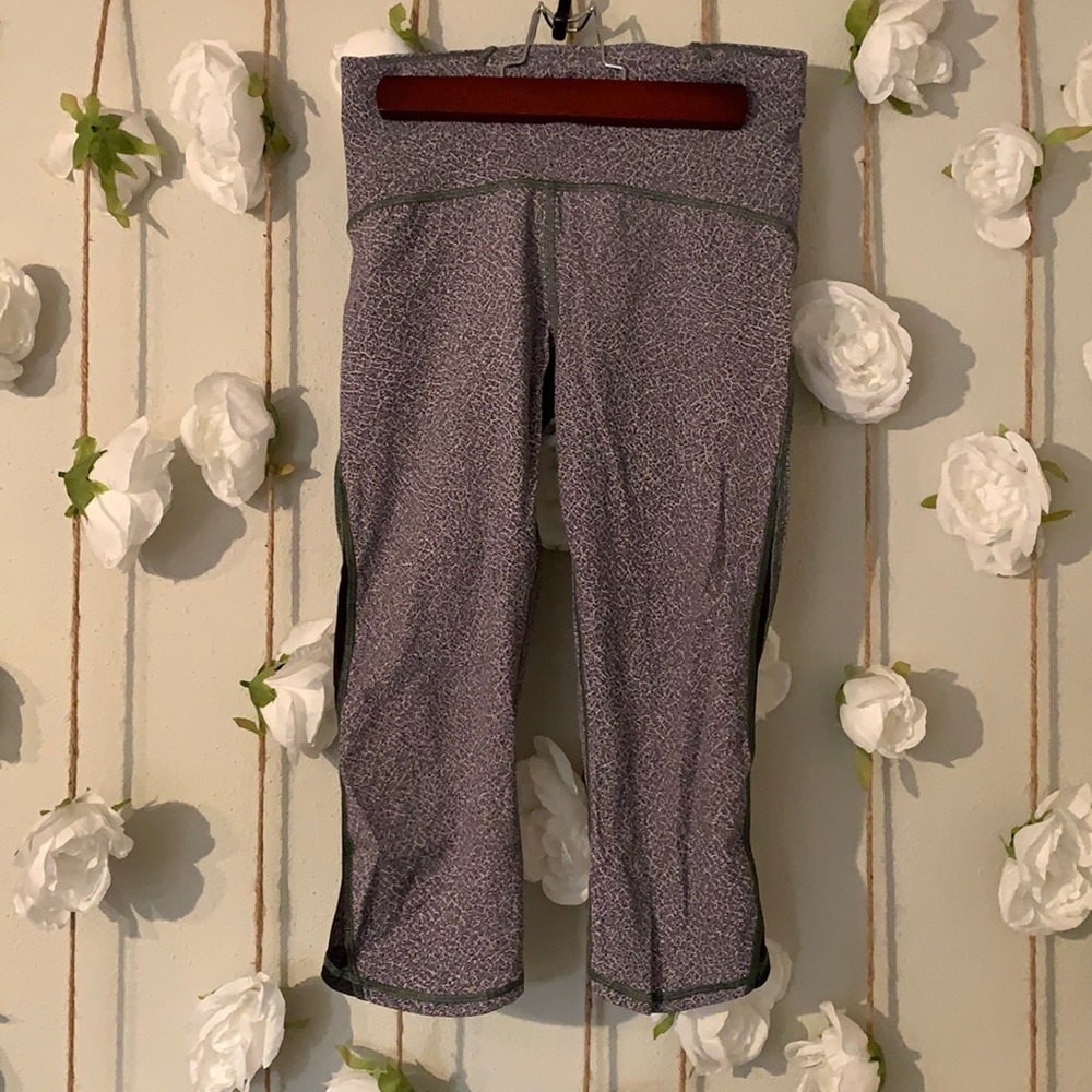 LuLuLemon Cropped Mesh Leggings